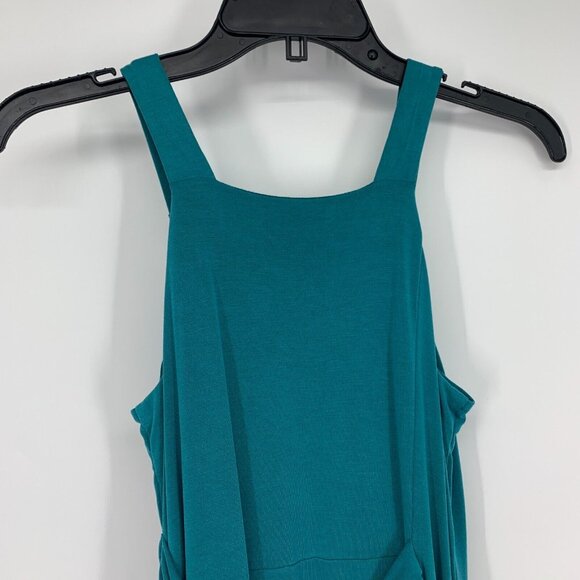 Anthropologie Maeve Dress Azores Teal Midi Modal Sleeveless - Picture 10 of 12
